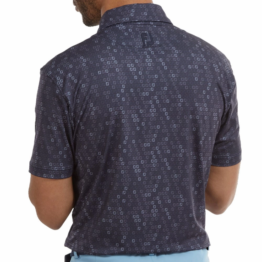 FootJoy Digital Camo Print Lisle Polo Shirt - Navy Relax Style Trend