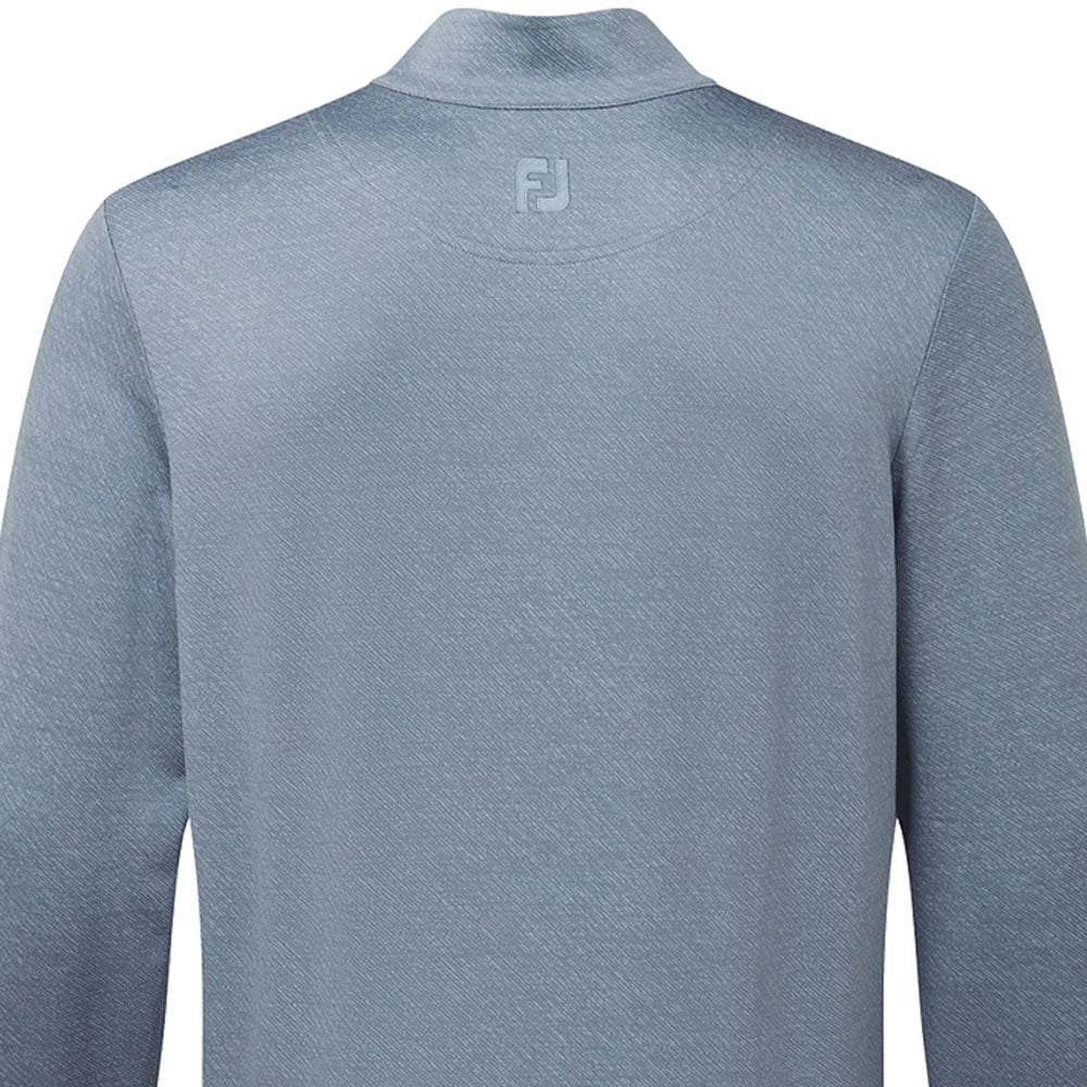 FootJoy Jacquard Texture Chill-Out Pullover - Bluestone Hiking Essential Youthful Vibe