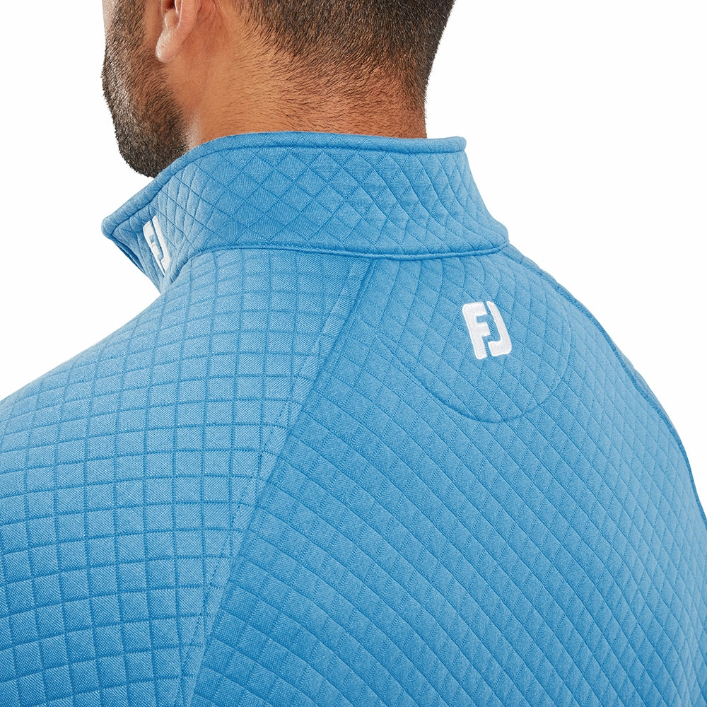 FootJoy Jacquard Thermal 1/4 Zip Chillout - High Tide Versatile Design anniversary wear