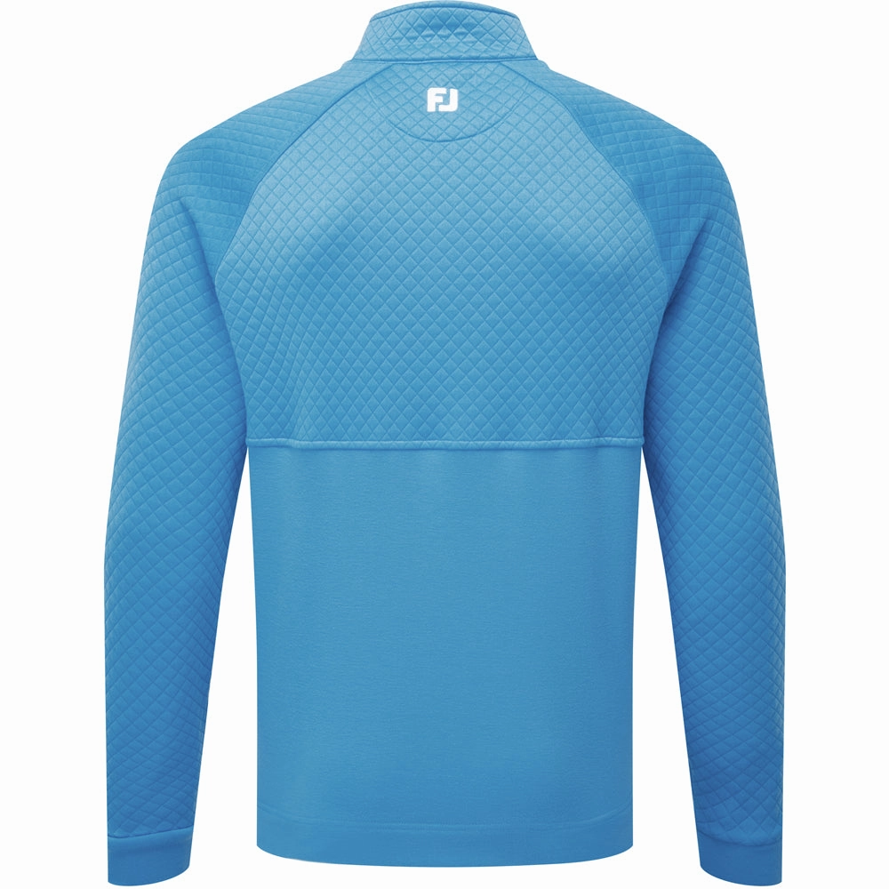 Comfort Layer Comfy Streetwear FootJoy Jacquard Thermal 1/4 Zip Chillout - High Tide