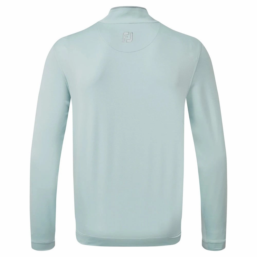 FootJoy Lightweight Microstripe Chill-Out Sweater - Grey/Ice Blue Bright Colors product quilted lining comfort