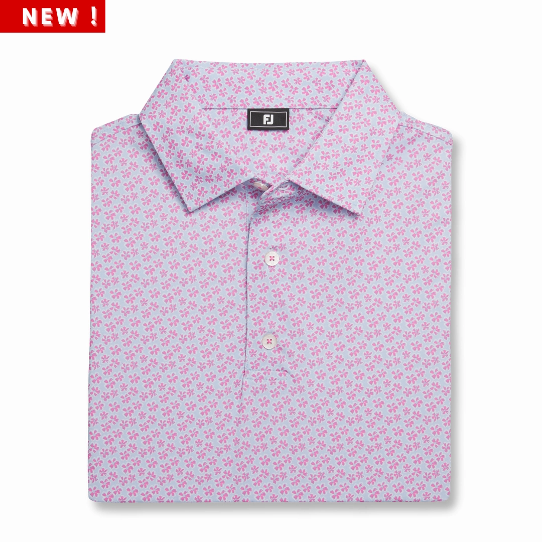 Trendy Layers Timeless Comfort FootJoy Mens Floral Print Polo