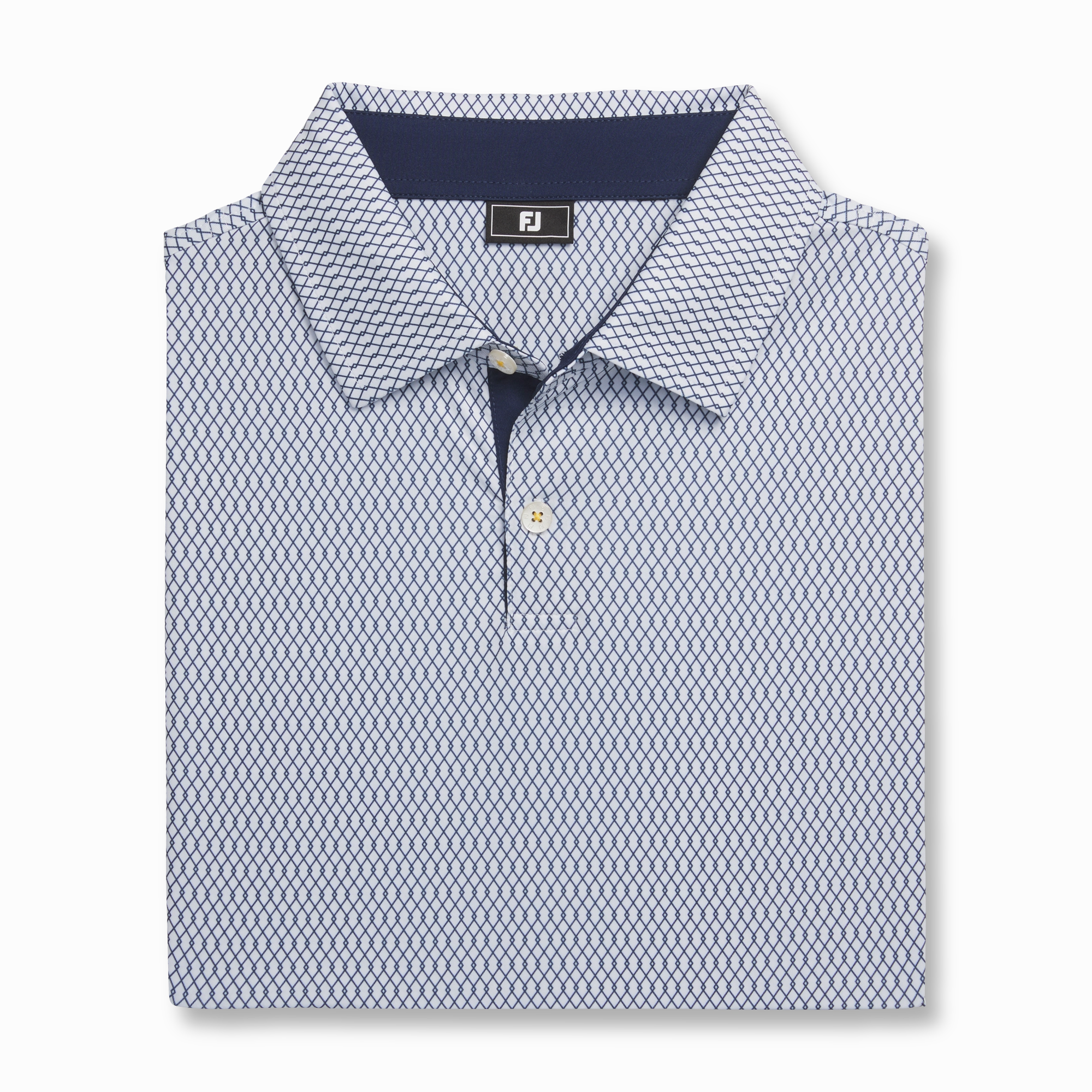 FootJoy Mens Irongate Print Polo Breathable Top
