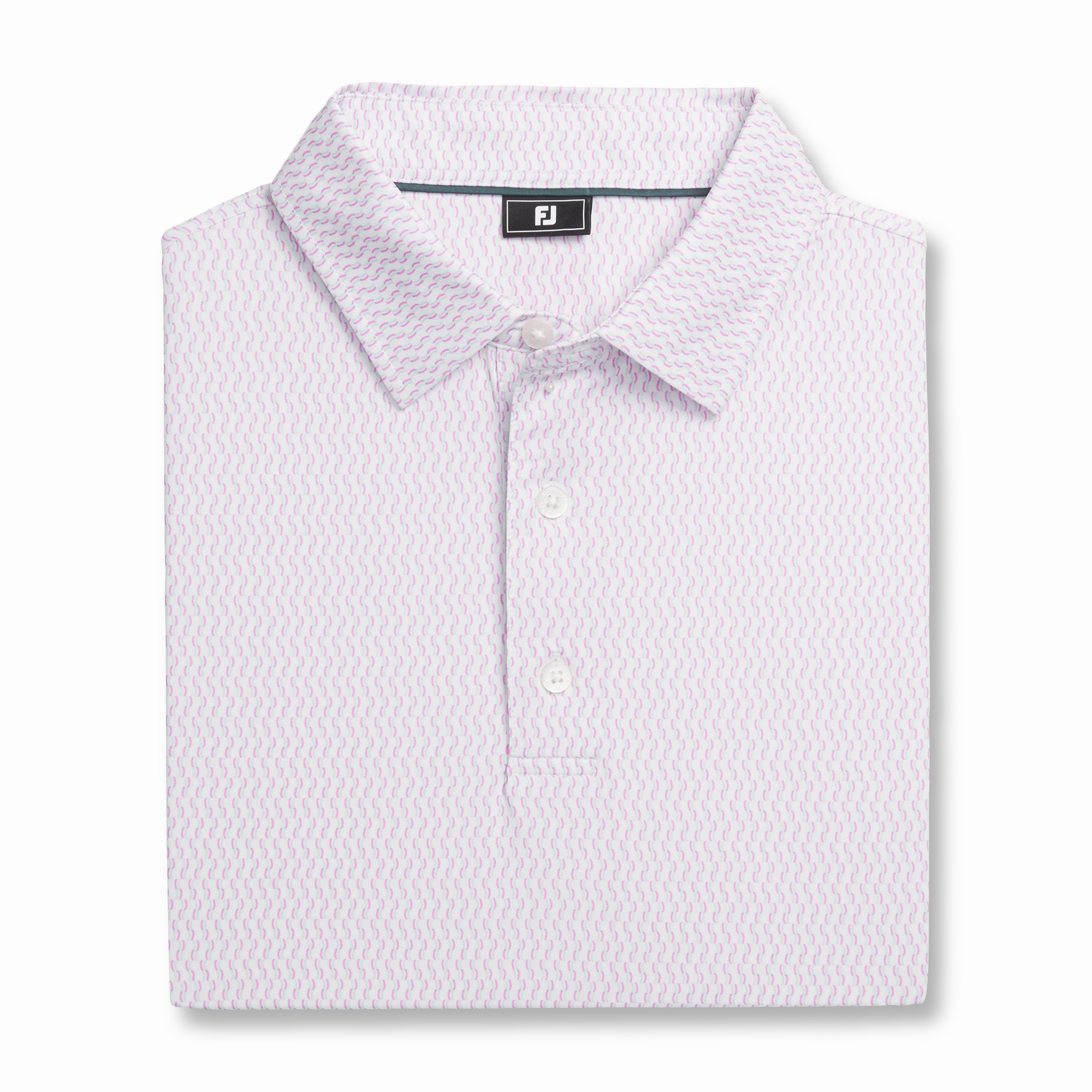 FootJoy Mens Wiggle Print Polo Fashionable Layer