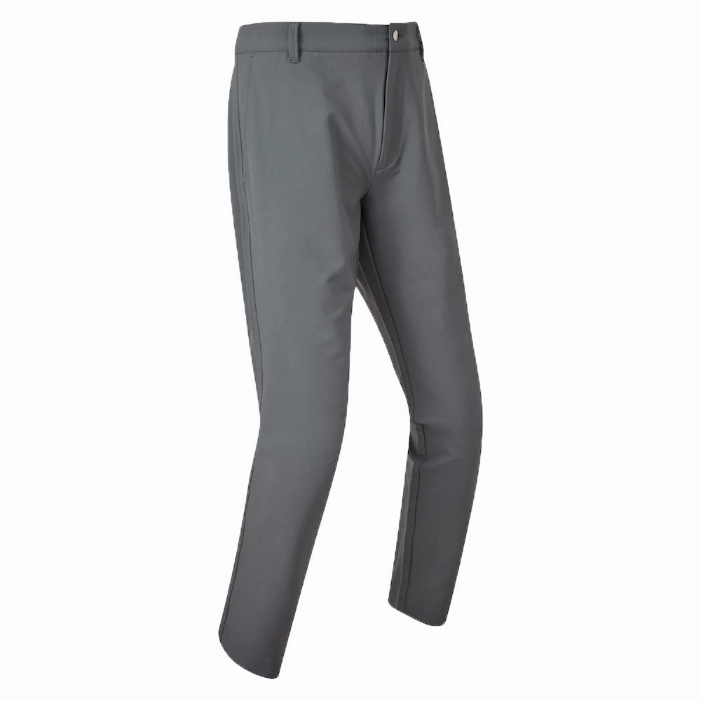 Double Stitched Footjoy Performance Slim Fit Trousers - Charcoal