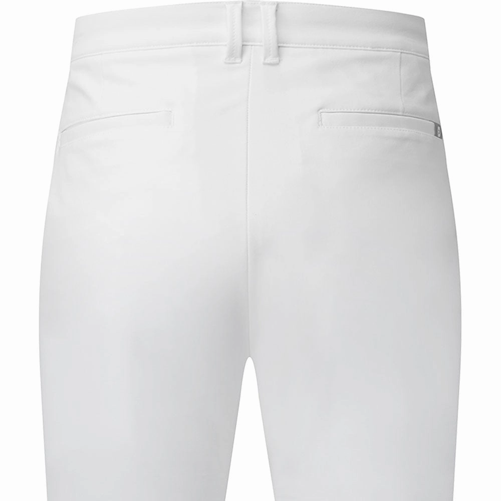 FootJoy Performance Tapered Fit Trousers - White Effortless Design