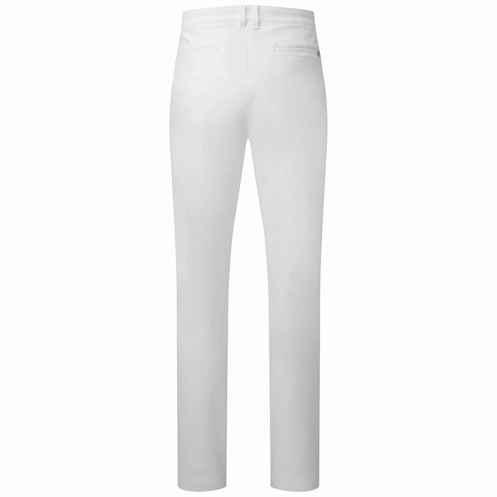 FootJoy Performance Tapered Fit Trousers - White Heat Friendly Tough Stretch