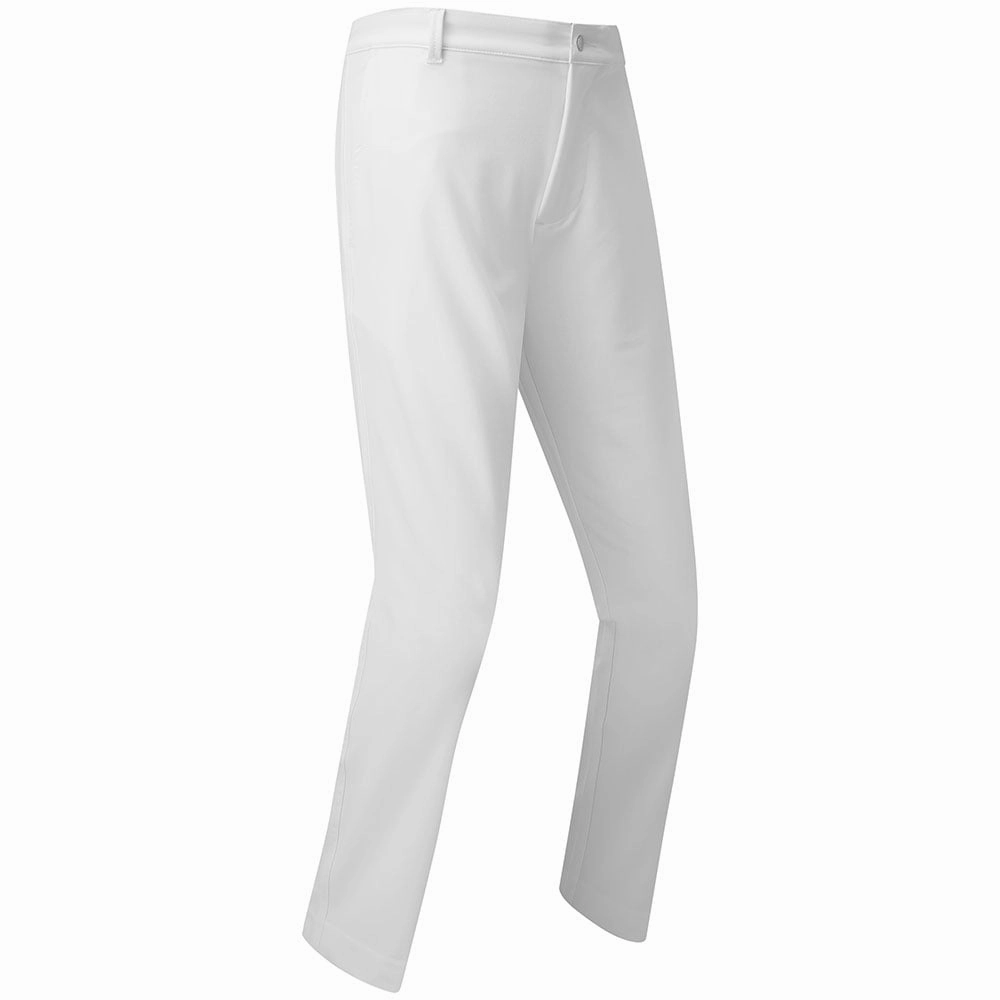 Thermal Lining Stain Resistant FootJoy Performance Tapered Fit Trousers - White