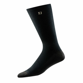 airplane Skate - wear FootJoy ProDry Lightweight Crew Golf Socks - Black