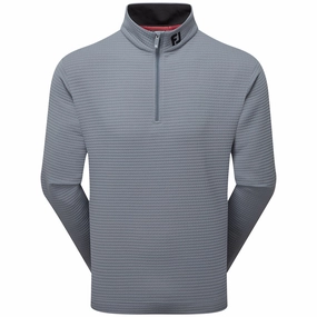 FootJoy Quilt Texture Chill-Out Pullover - Flint birthday wear Fresh Chic