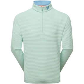 Stylish Look FootJoy Quilt Texture Chill-Out Pullover - Pistachio