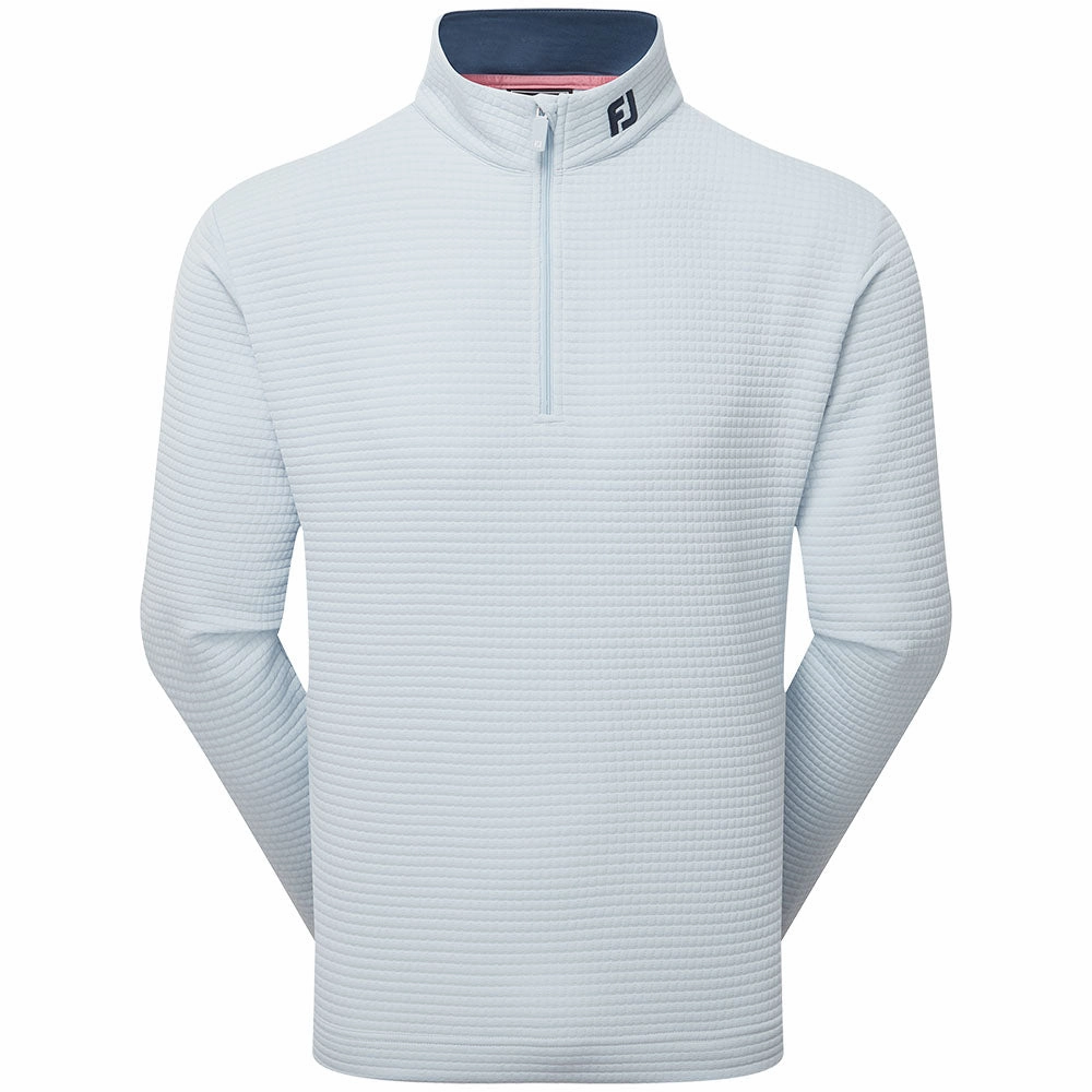 Everyday Essential FootJoy Quilt Texture Chill-Out Pullover - Skyway