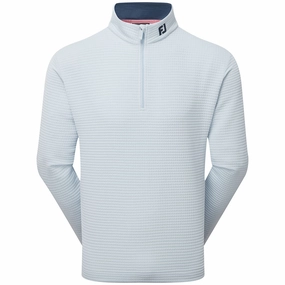 Everyday Essential FootJoy Quilt Texture Chill-Out Pullover - Skyway