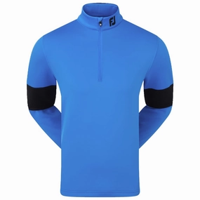 Street Look FootJoy Ribbed Chill-Out XP 1/2 Zip Pullover - Sapphire/Black