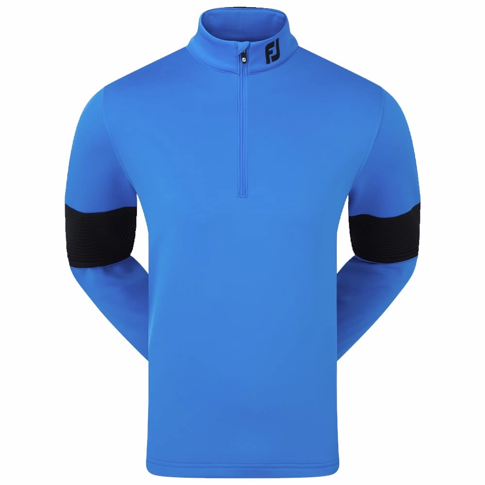Street Look FootJoy Ribbed Chill-Out XP 1/2 Zip Pullover - Sapphire/Black