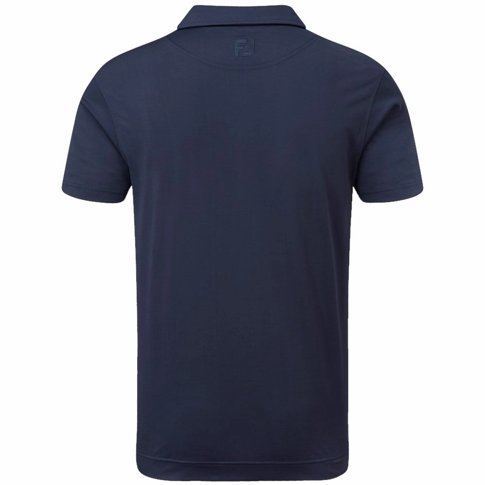 Wool combination FootJoy Slub Yarn Solid Polo Shirt - Navy