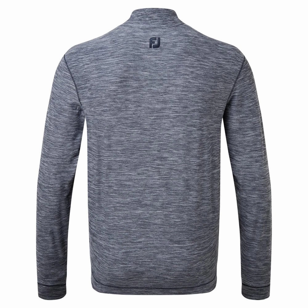 FootJoy Space Dye Brushed Back Chill-Out - Navy Cozy Everyday Cozy Layer