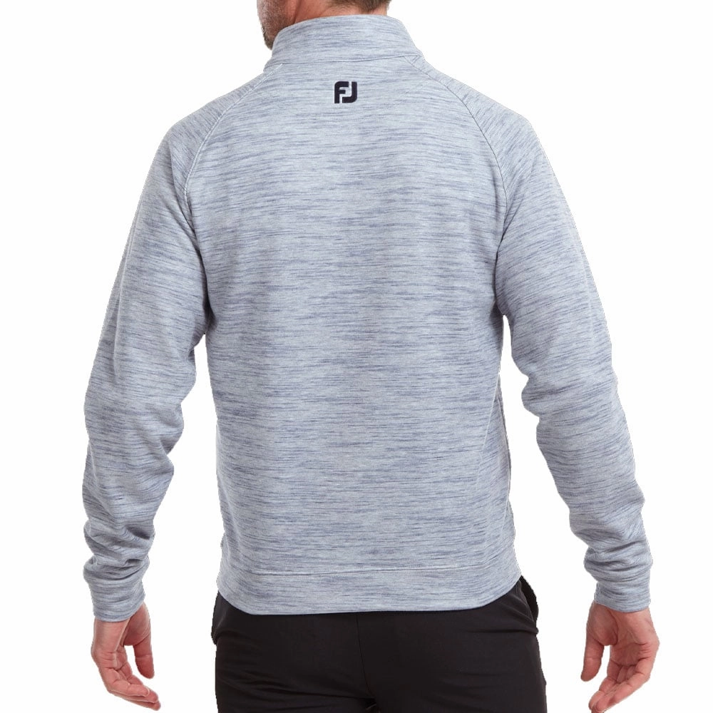 Seasonal Collection FootJoy Space Dye Fleece Full Zip Mid Layer - Navy