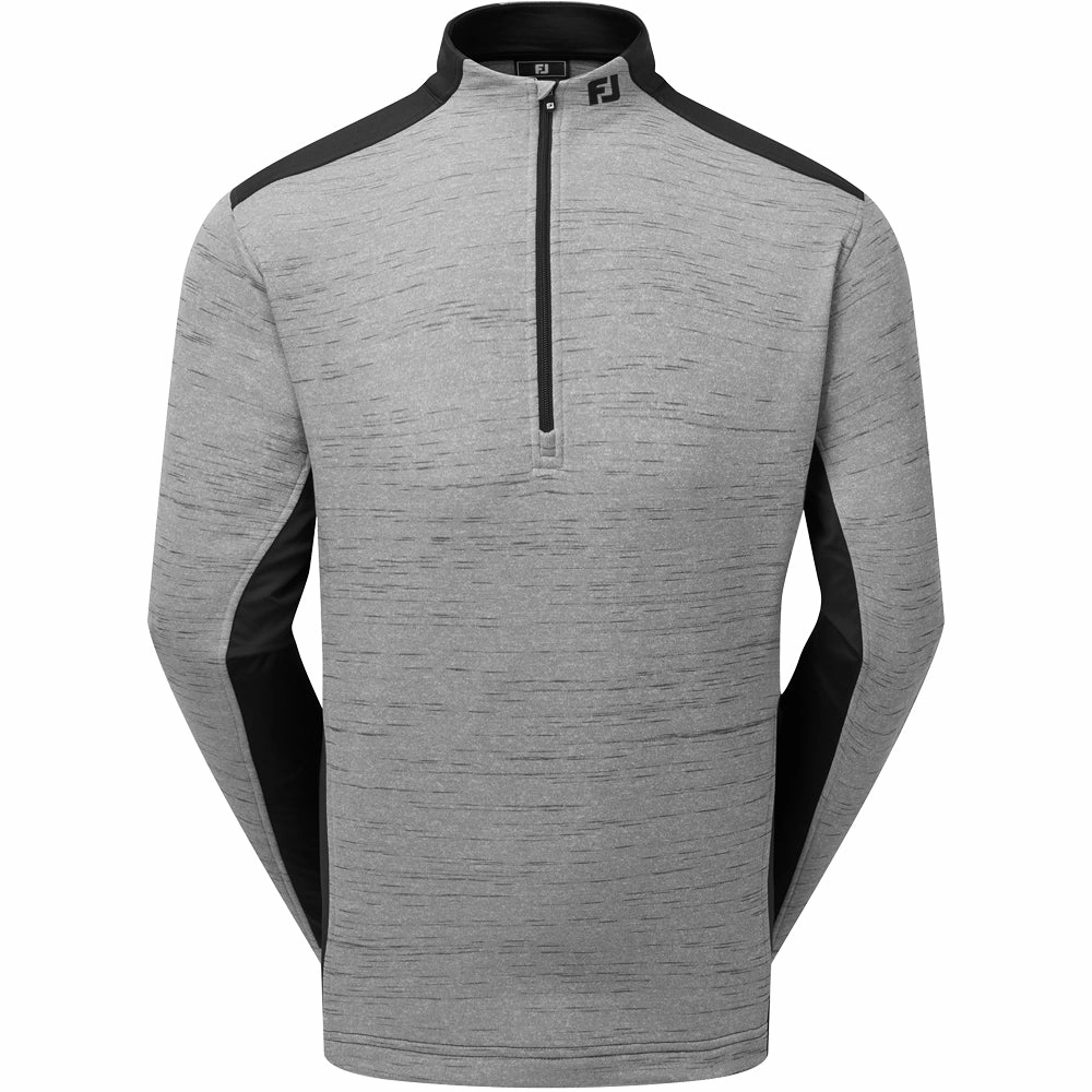 marbled Relaxed Vibes FootJoy Space Dye Thermal 1/4 Zip Chillout - Charcoal/Black