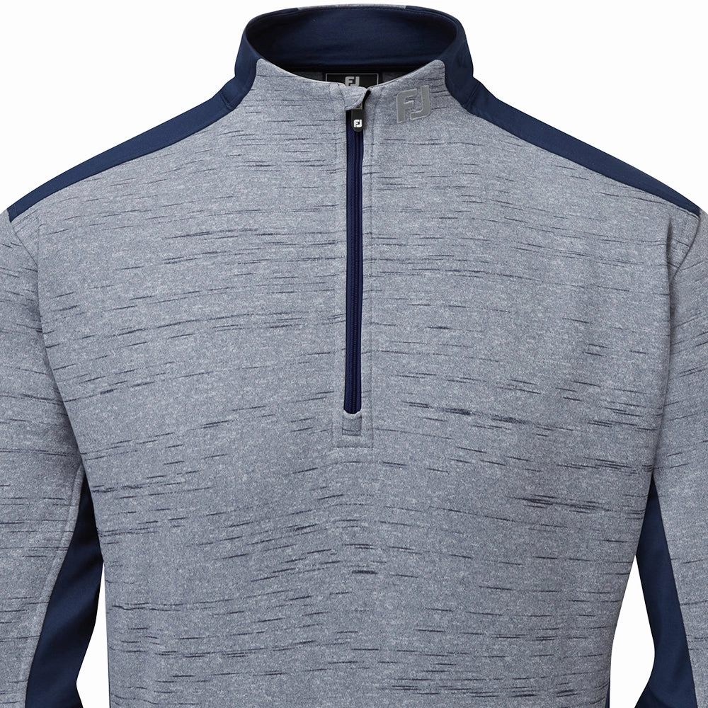 FootJoy Space Dye Thermal 1/4 Zip Chillout - Navy product after sales service Core Fit