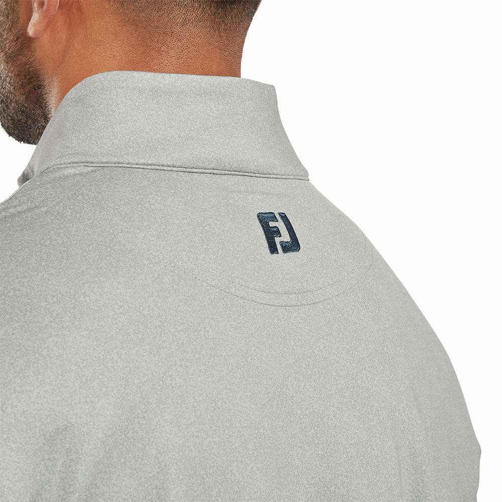 FootJoy Speckle Print Chill-Out Pullover - Grey Fashionable Layer