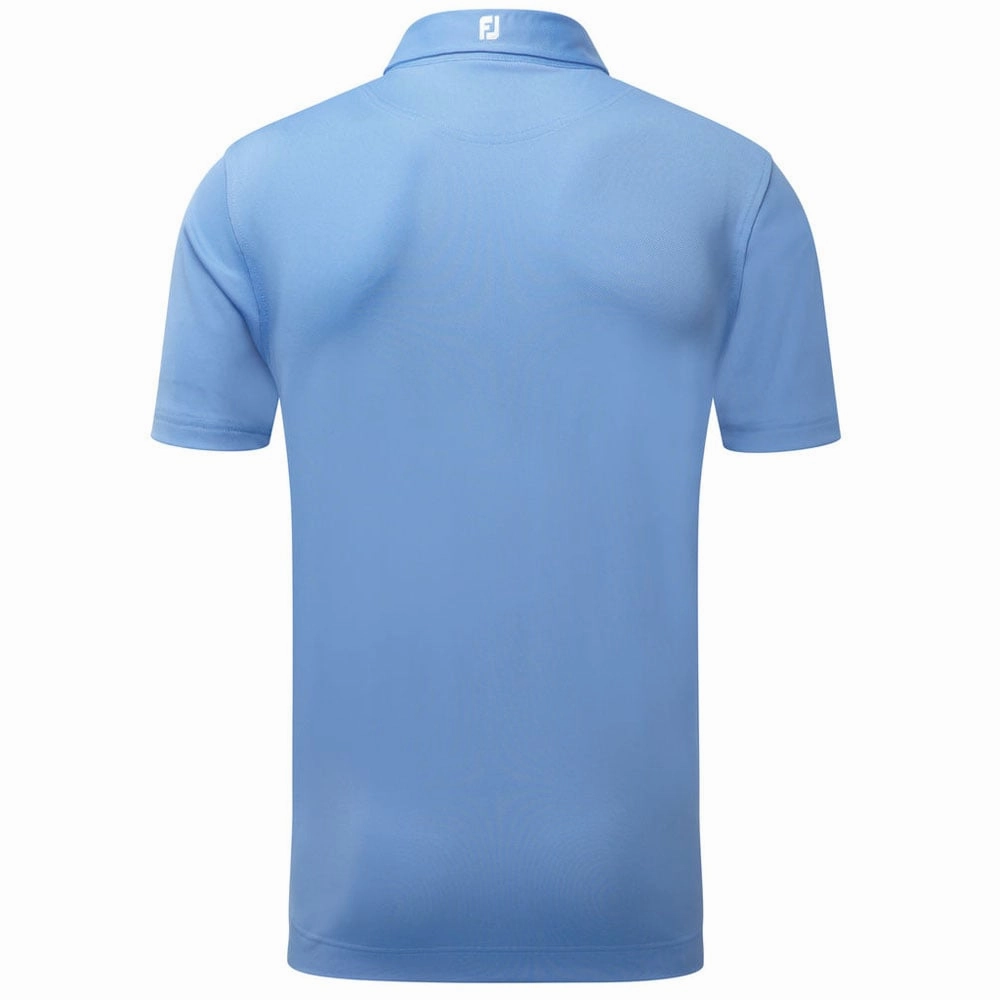 Plus size confidence FootJoy Stretch Pique Solid Athletic Polo Shirt - Light Blue