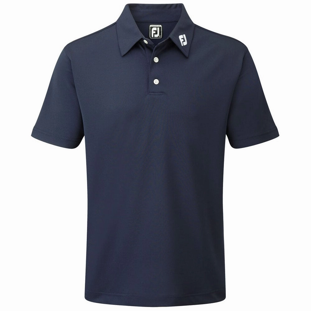 Comfort and style Comfy All-Day FootJoy Stretch Pique Solid Athletic Polo Shirt - Navy