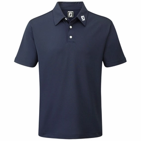 Comfort and style Comfy All-Day FootJoy Stretch Pique Solid Athletic Polo Shirt - Navy