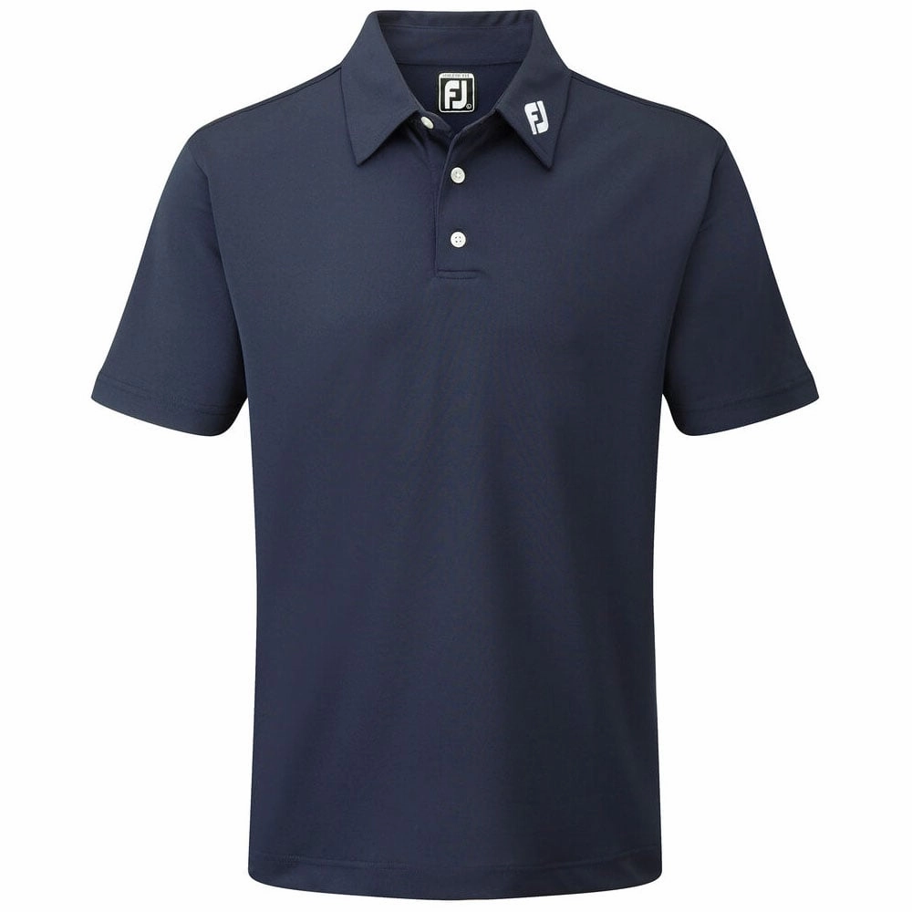 BreathableMeshLining light layering FootJoy Stretch Pique Solid Athletic Polo Shirt - Navy