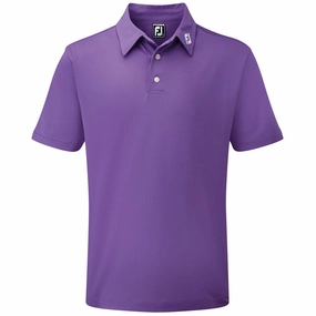 Perfect for Travel FootJoy Stretch Pique Solid Athletic Polo Shirt - Purple