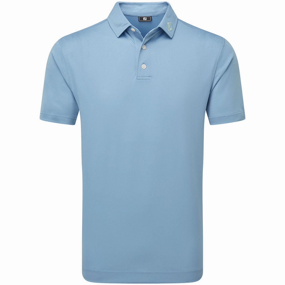 FootJoy Stretch Pique Solid Polo Shirt - Blue Jay Office Casual