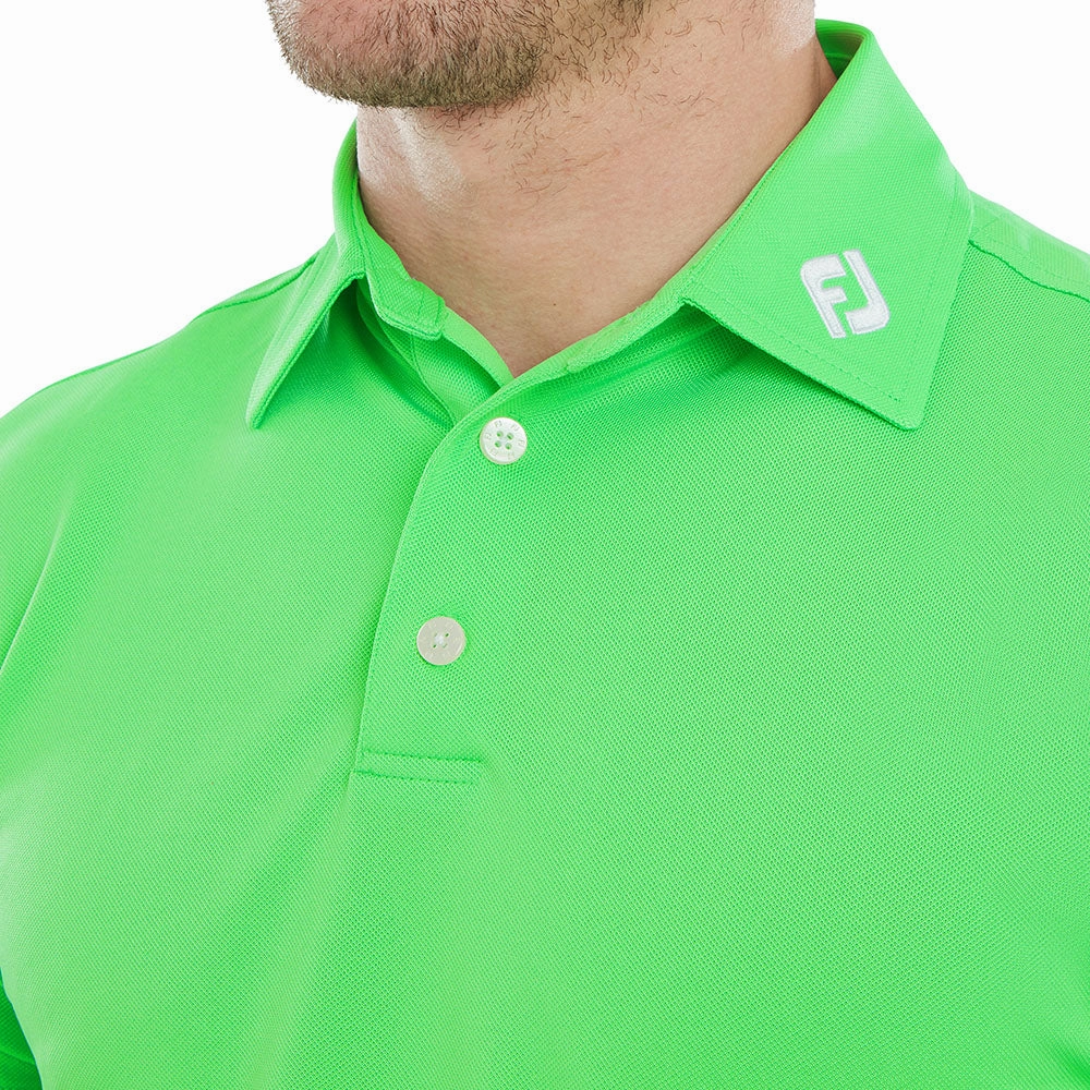 Cozy Feeling FootJoy Stretch Pique Solid Polo Shirt - Green