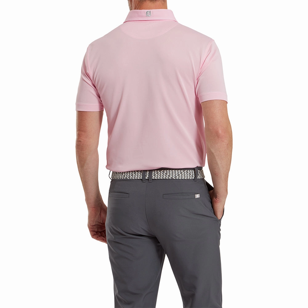 Outdoor Fashion Thermal Regulation Fabric FootJoy Stretch Pique Solid Polo Shirt - Light Pink