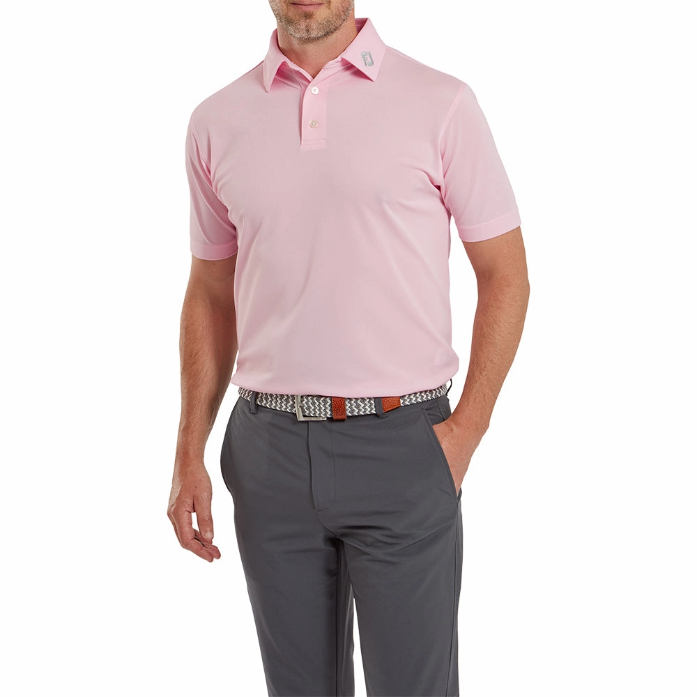 Soft touch finish Playful Design FootJoy Stretch Pique Solid Polo Shirt - Light Pink