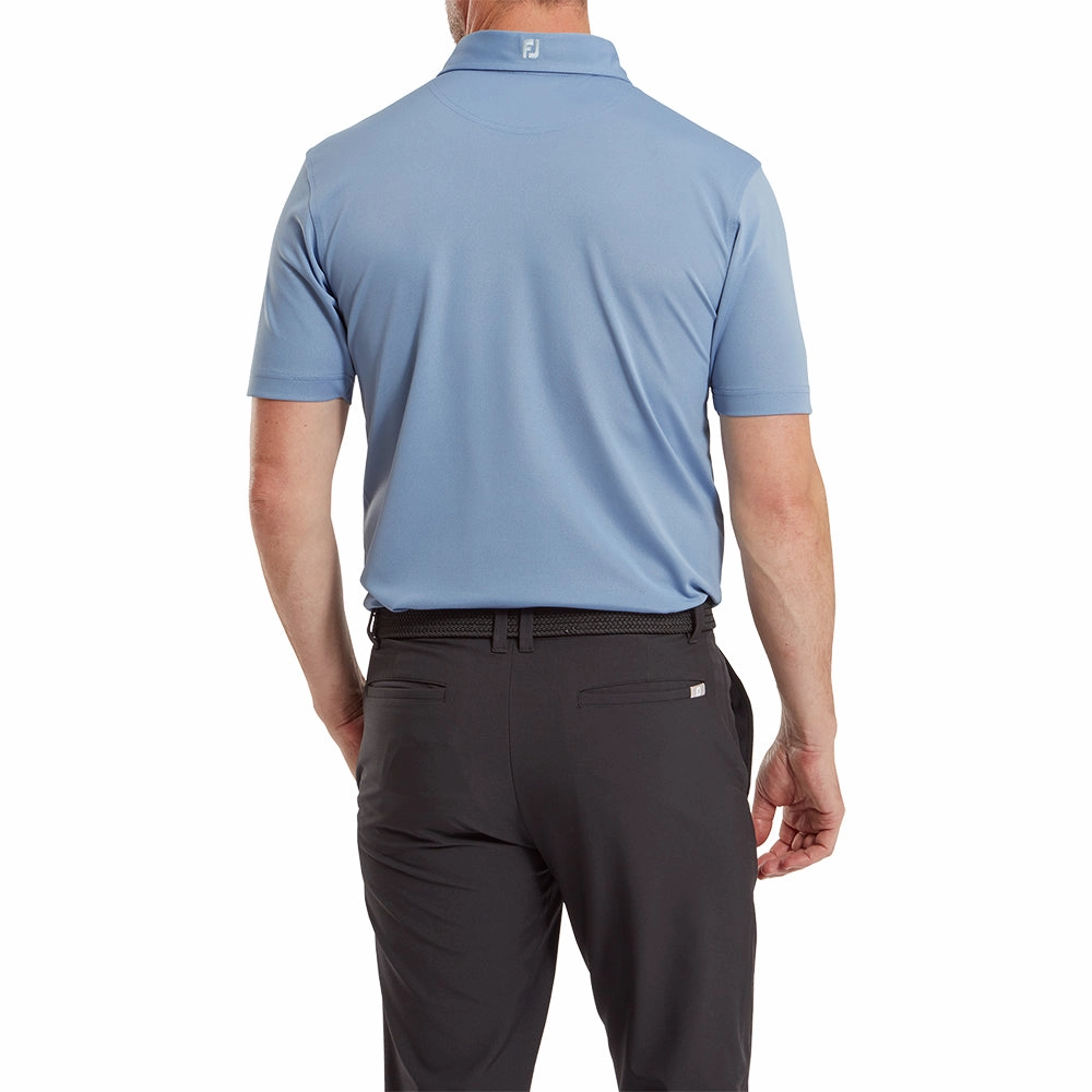 Essential Piece Everyday Casual FootJoy Stretch Pique Solid Polo Shirt - Storm