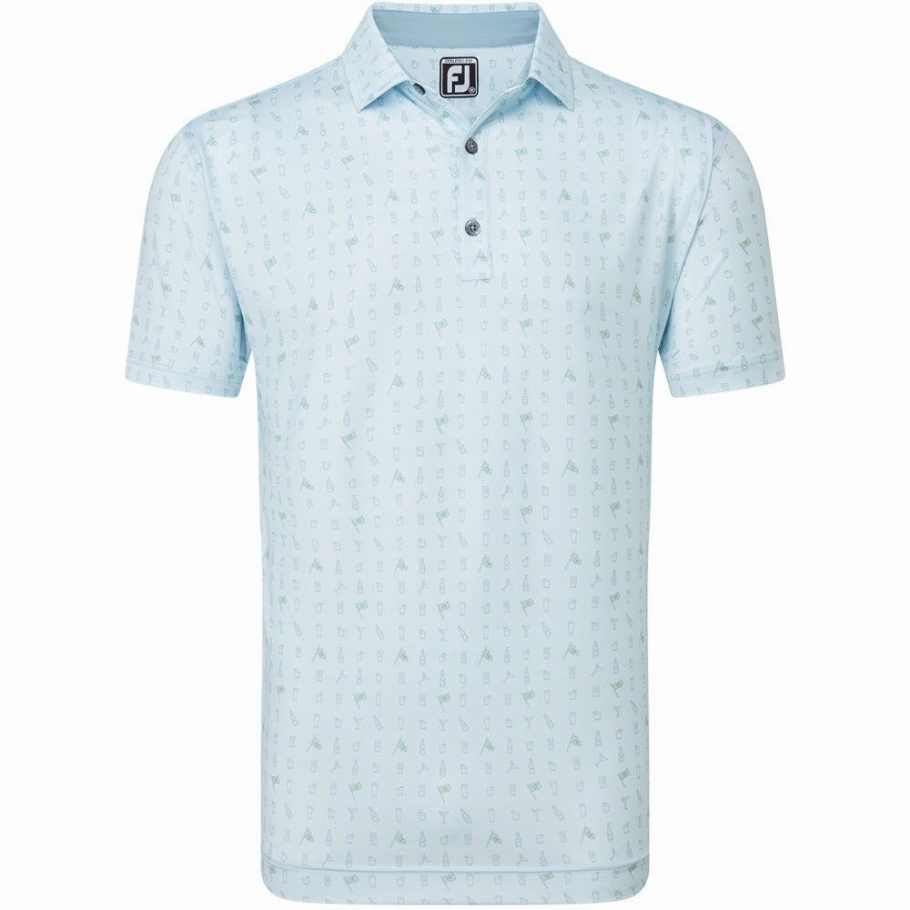 Fashion Must-Have Trendy Layering FootJoy The 19th Hole Lisle Polo Shirt - Mist