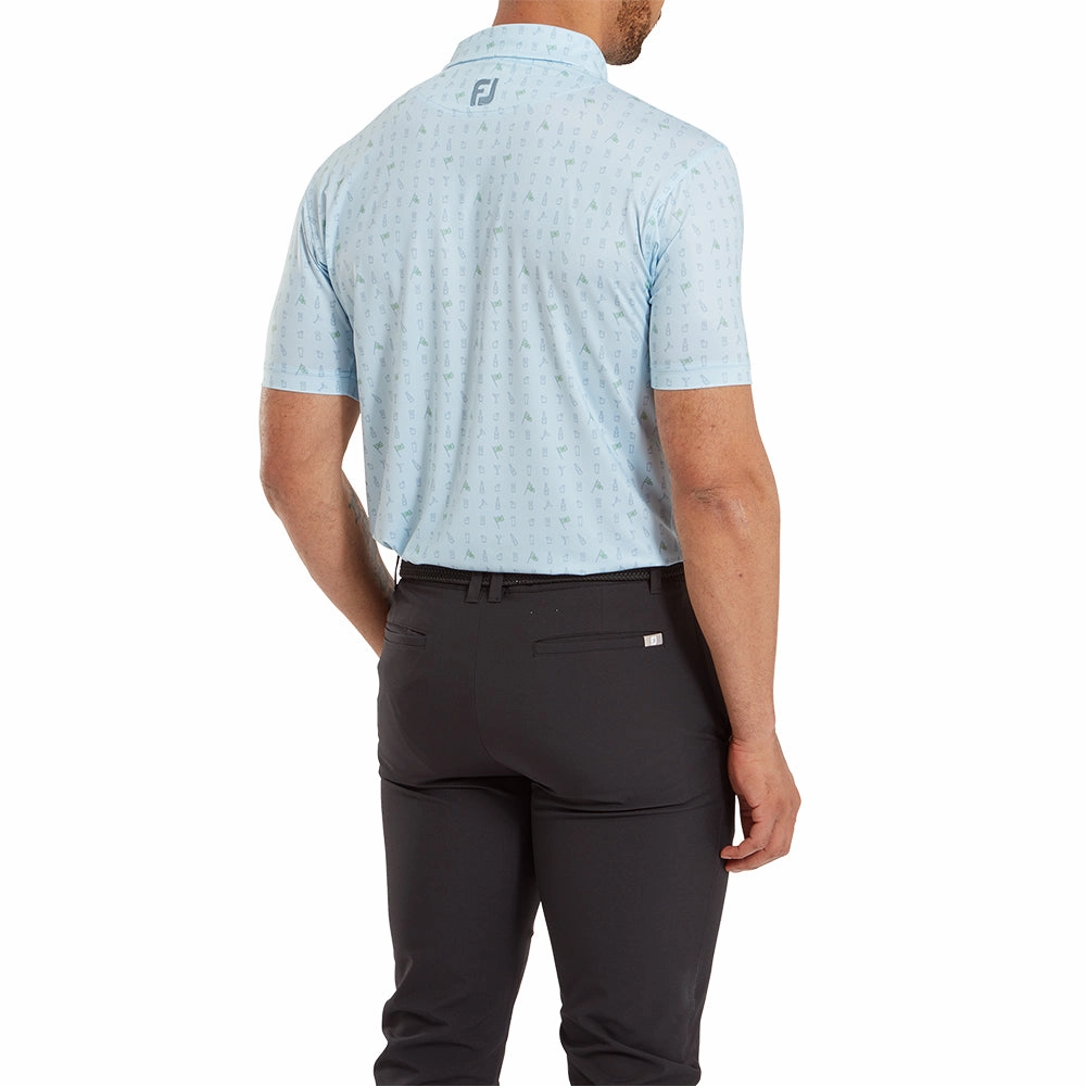 FootJoy The 19th Hole Lisle Polo Shirt - Mist Sports Apparel