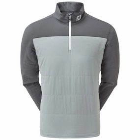 Flannel FootJoy Thermal Mid-Layer - Charcoal/Grey