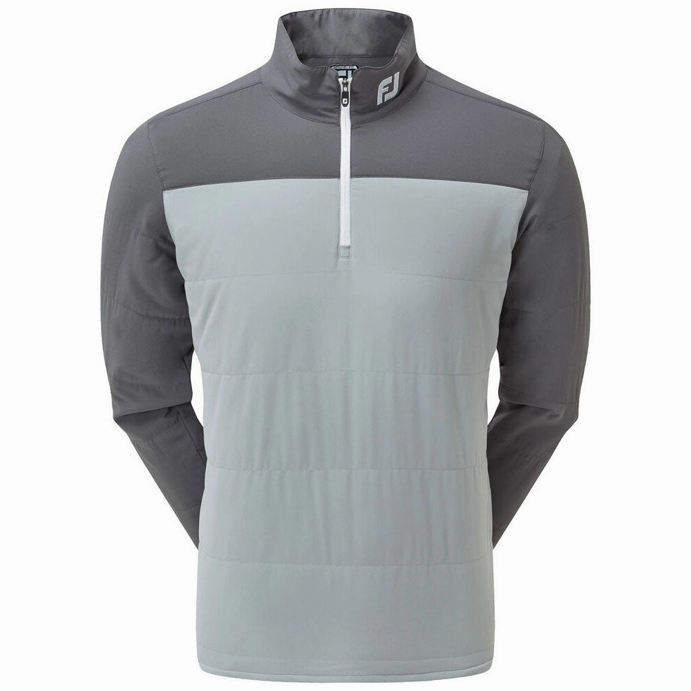 Flannel FootJoy Thermal Mid-Layer - Charcoal/Grey