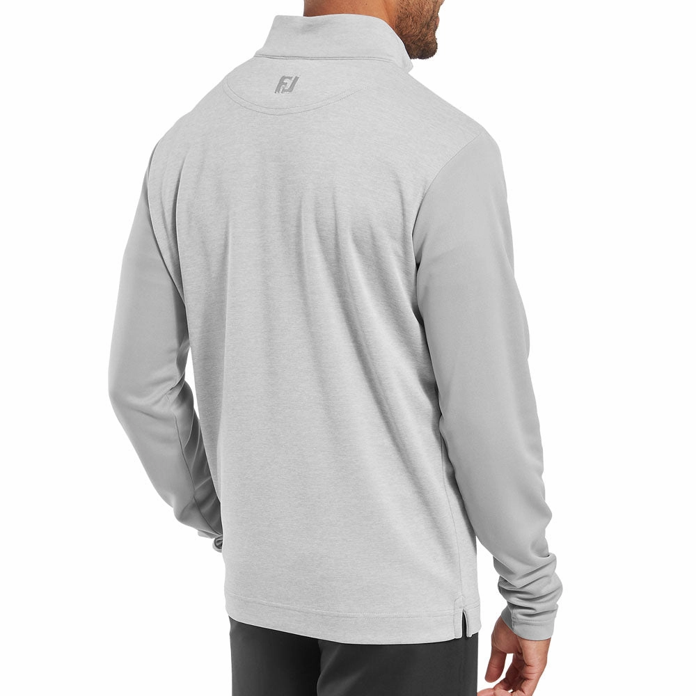 Team Pride FootJoy Tonal Heather Chill-Out Pullover - Grey