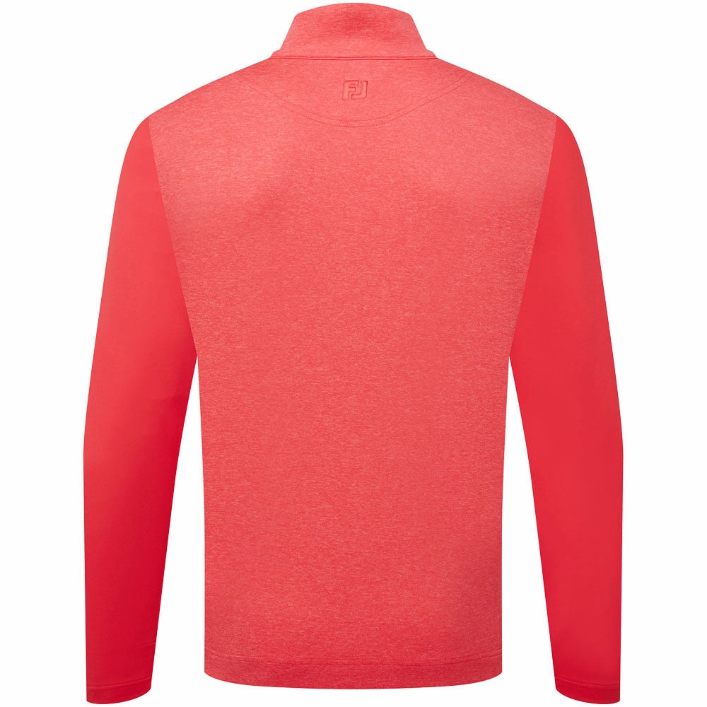 FootJoy Tonal Heather Chill-Out Pullover - Hibiscus Everyday Wear
