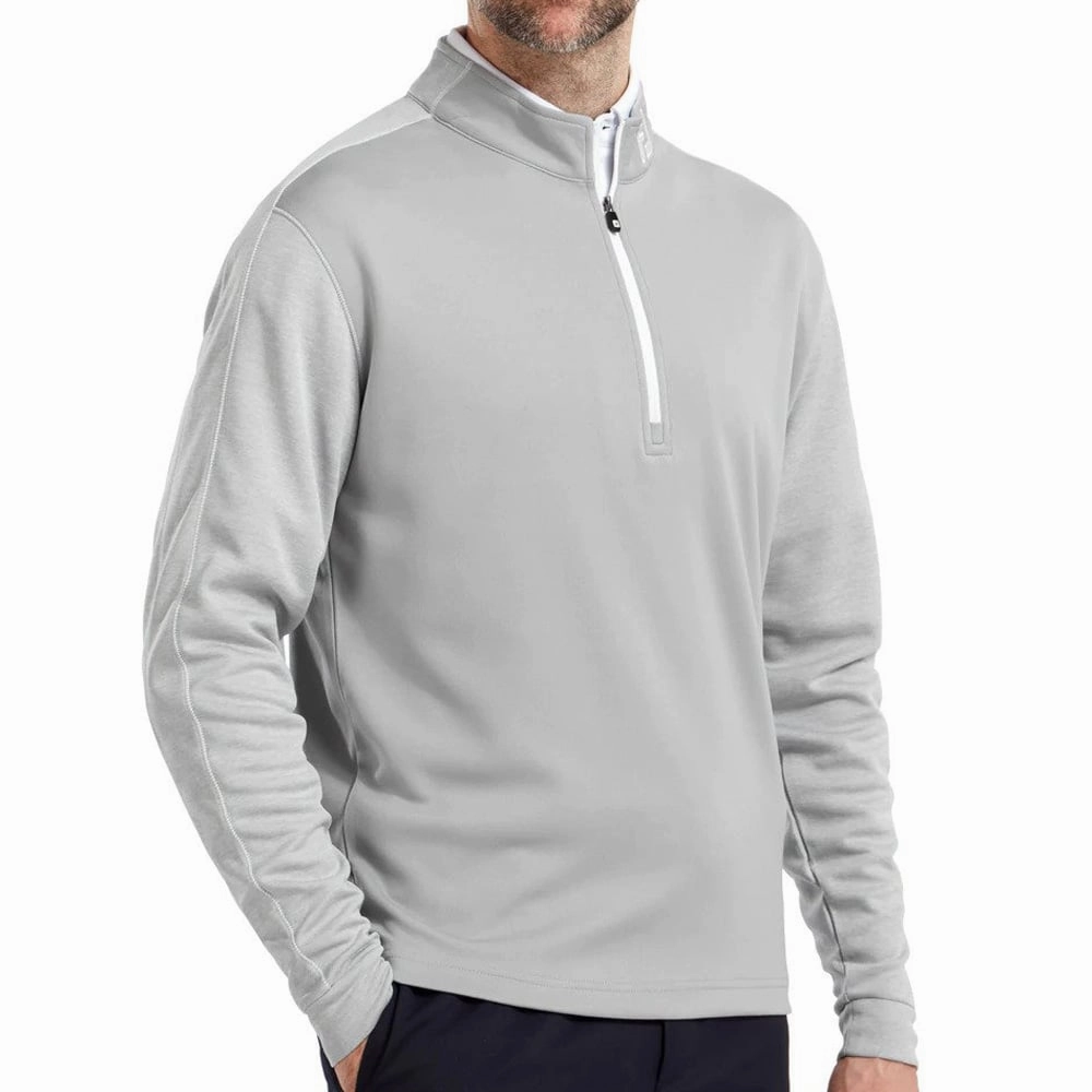 product matte sophistication Budget FootJoy Tonal Heather Chill-Out Sweater - Grey