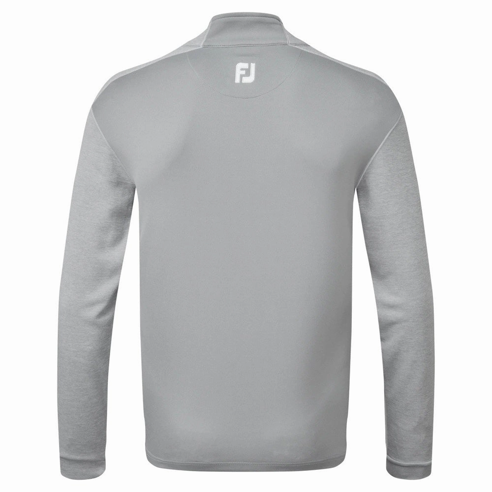 Rough texture FootJoy Tonal Heather Chill-Out Sweater - Grey