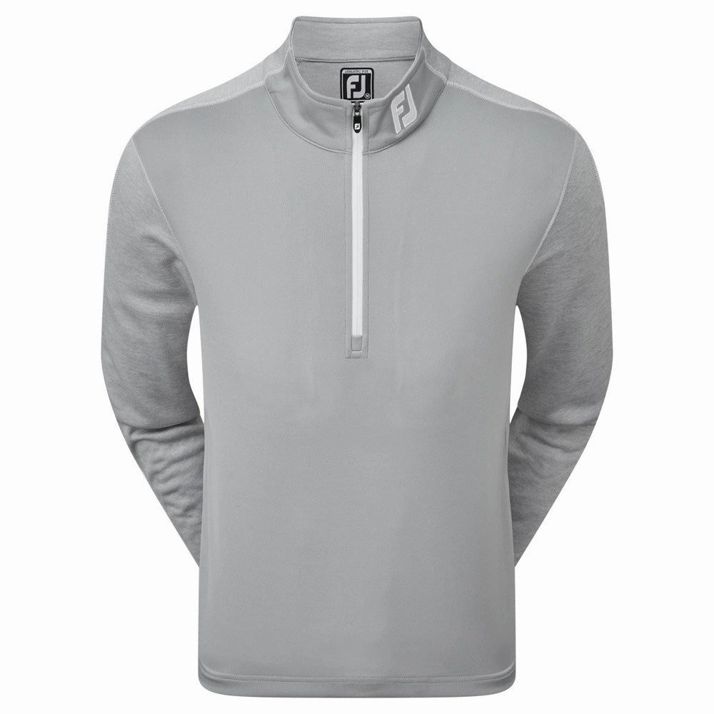 FootJoy Tonal Heather Chill-Out Sweater - Grey Comfy Essentials Active Wearable