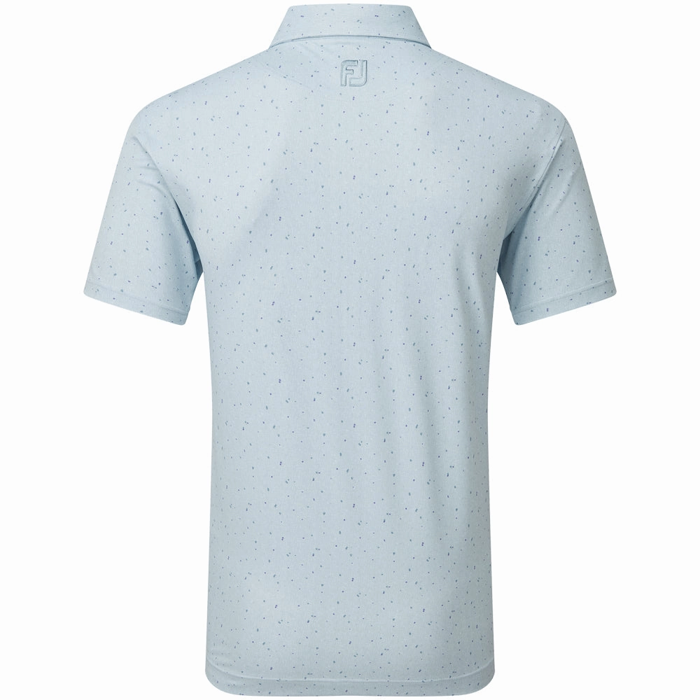 Daily Comfort Style FootJoy Tweed Texture Pique Polo Shirt - Mist