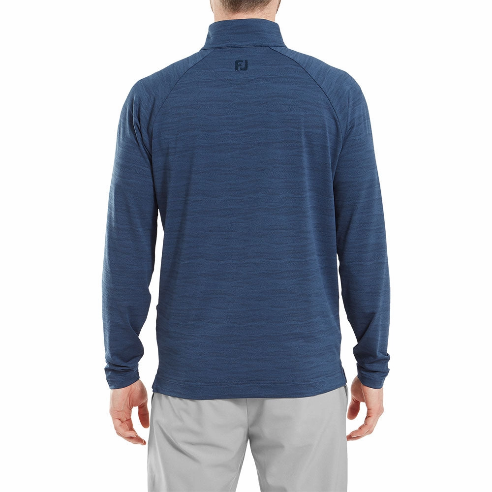 FootJoy Wave Jacquard Chill-Out Pullover - Navy Fashion Hoodie Festival Fashion