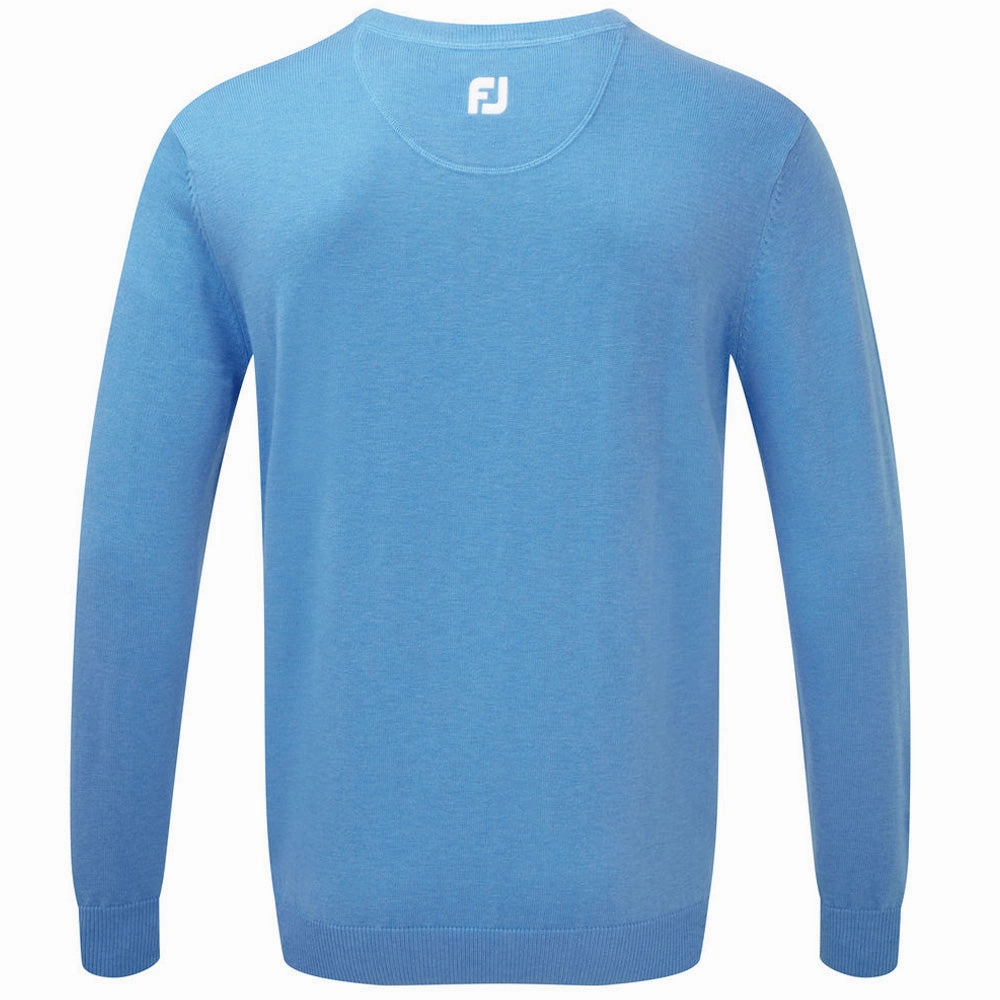 Footjoy Wool Blend V-Neck Pullover - Light Blue goes with sweatpants Trendy Wearable