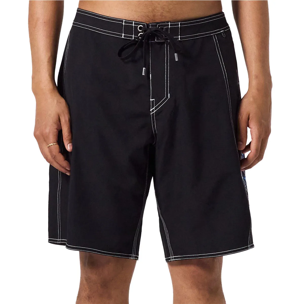 Stretch waistband Former System Foil 19 Boardshorts - Black