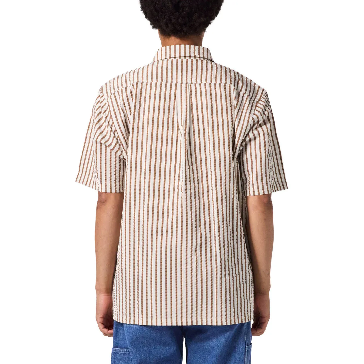 Professional Look Former Vivian Seersucker Shirt - Copper