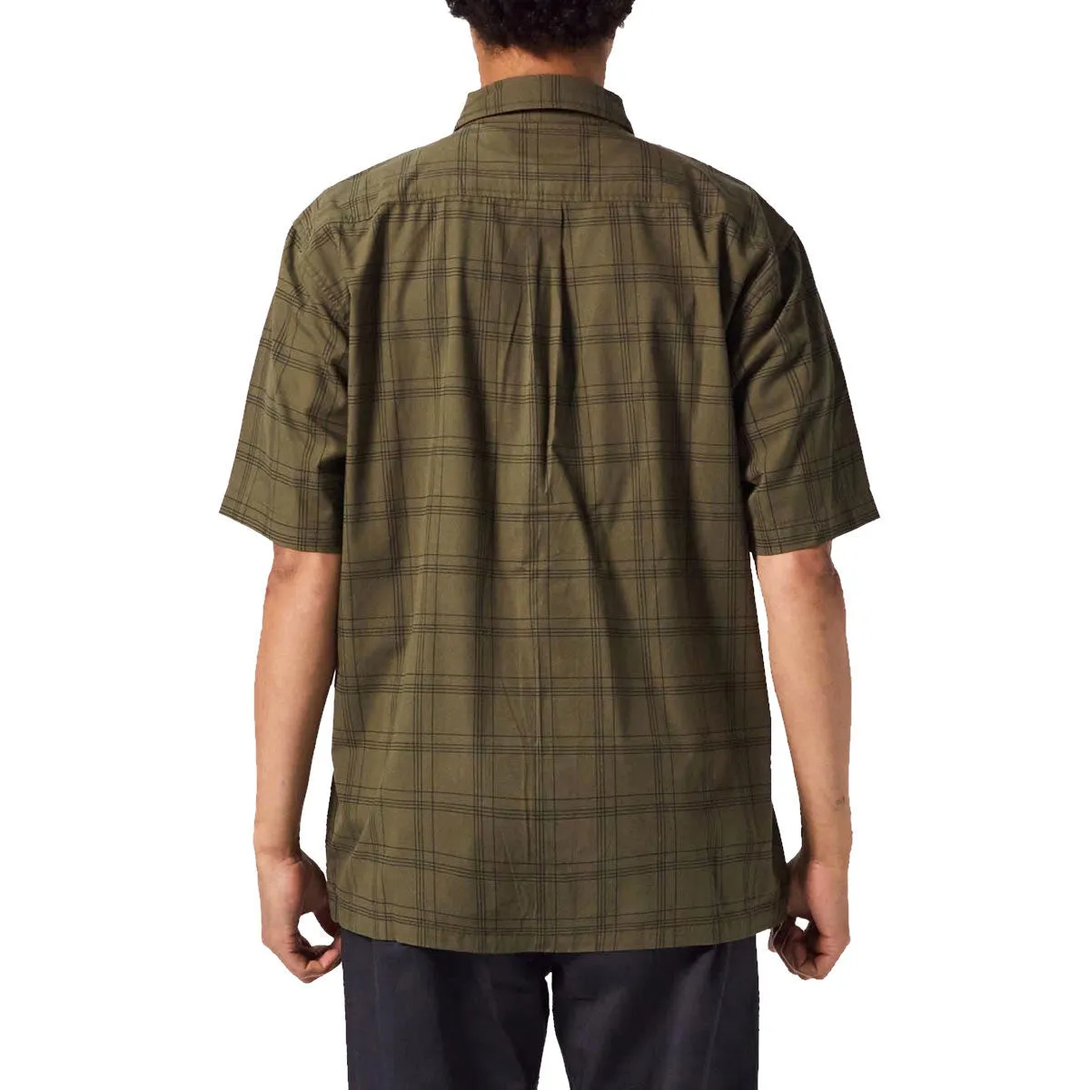 Former Windowpane Shirt - Olive Wrinkle Resistant